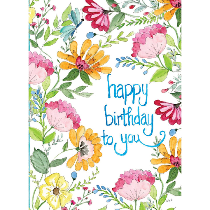 Kris-10's Creations Spring Garden Floral Birthday Card
