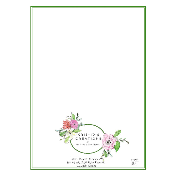 Kris-10's Creations Floral Cross Matthew 5:4 Sympathy Card
