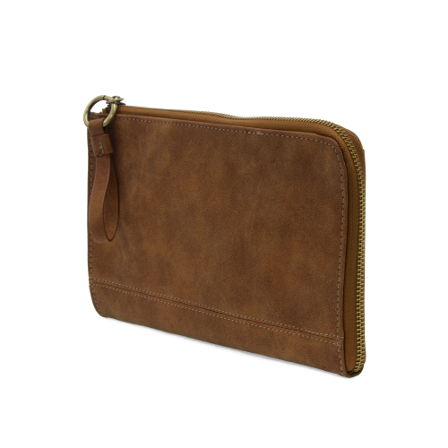 Joy Susan Faux Suede Karina Convertible Wristlet & Wallet - Walnut