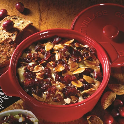 Gourmet du Village Red Ceramic Baker