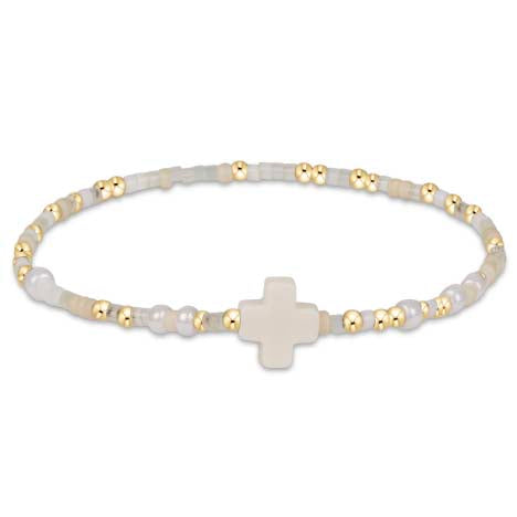 enewton egirl Hope Unwritten Signature Cross Bracelet - Call Me On My Shellphone
