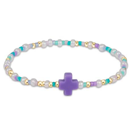 enewton egirl Hope Unwritten Signature Cross Bracelet - How Do You Lilac Me Now?