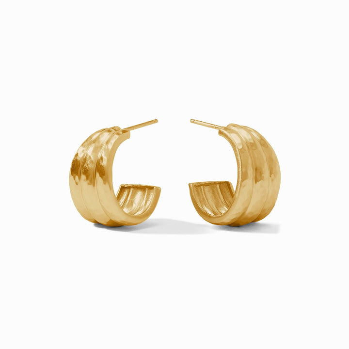 Julie Vos Cirque Hoop Earrings - Gold/Small