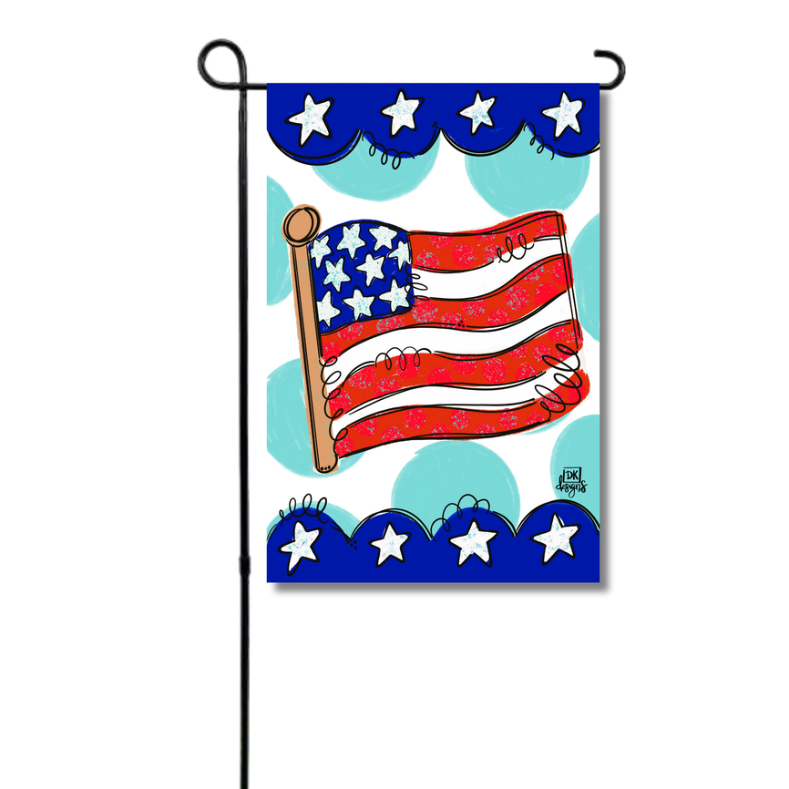DK Flag Garden Glam