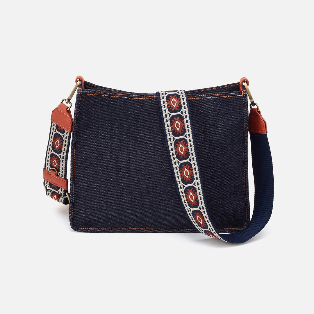 Hobo Cass Medium Crossbody - Dark Denim Fabric