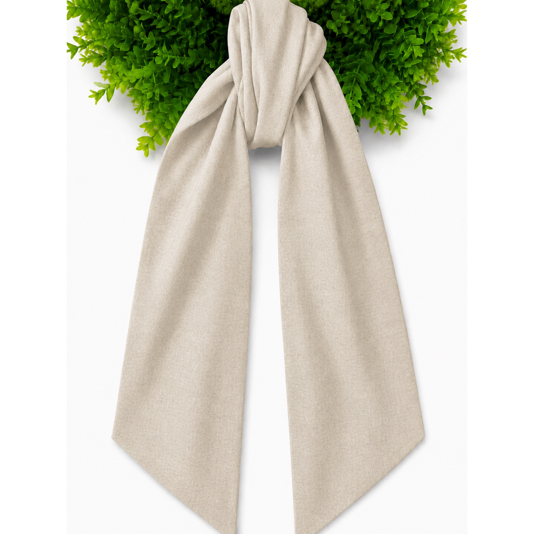 CBC Autumn Linen Wreath Sash - Flax