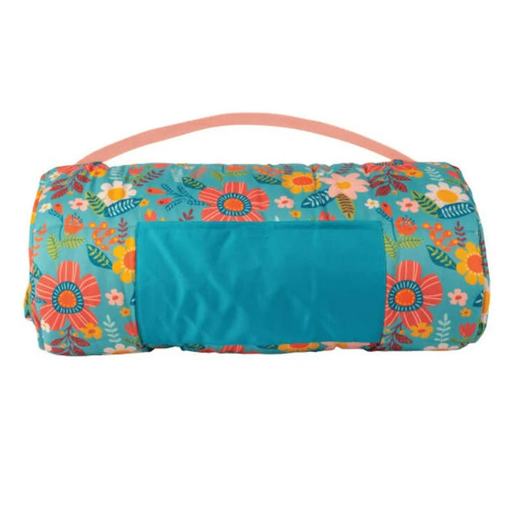 Stephen Joseph All Over Print Nap Mat - Floral Turquoise