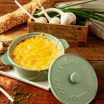 Gourmet du Village Sage Green Ceramic Baker - Thumbnail 2