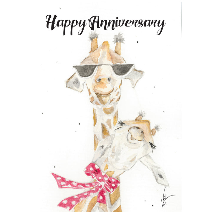 Millie Ann & Me Giraffe Anniversary Card