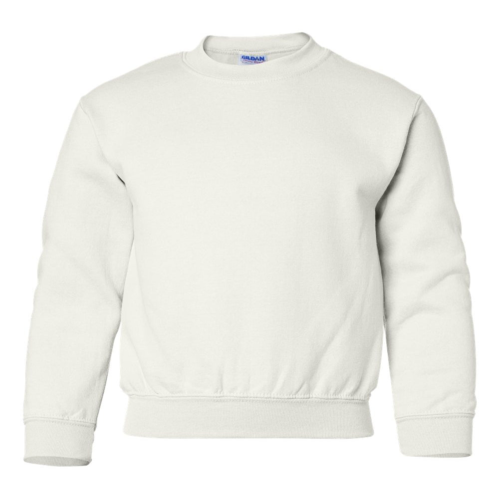 Gildan Youth Heavy Blend™ Crewneck Sweatshirt - White