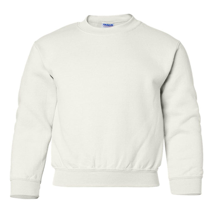 Gildan Youth Heavy Blend™ Crewneck Sweatshirt - White