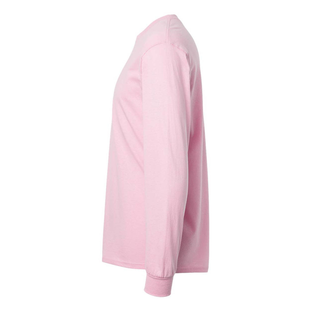 Gildan Gildan® Heavy Cotton™ 100% Cotton Long Sleeve T-Shirt - Light Pink