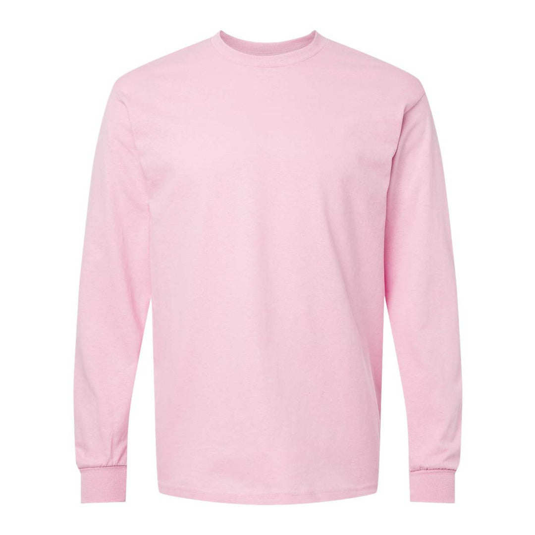 Gildan Gildan® Heavy Cotton™ 100% Cotton Long Sleeve T-Shirt - Light Pink