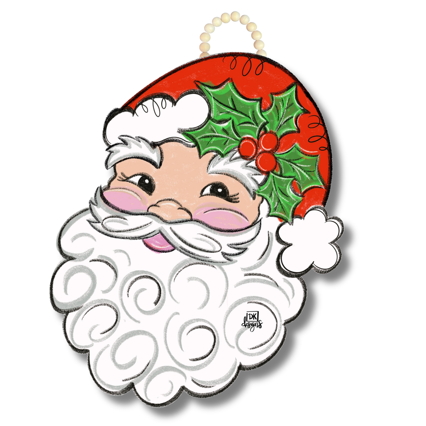 DK Santa Hanger Door Hanger