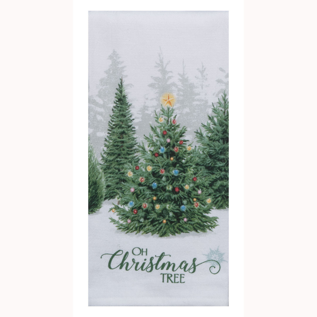 Kay Dee Designs Evergreen Forever Christmas Tree Dual Purpose Terry Towel