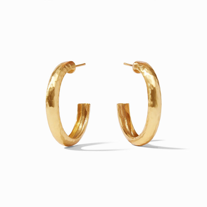 Julie Vos Havana Hoop Earrings - Gold/Medium