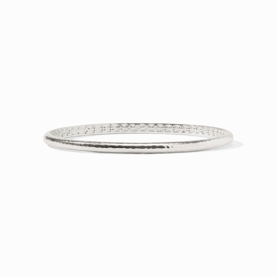Julie Vos Havana Demi Bangle - Silver/Small