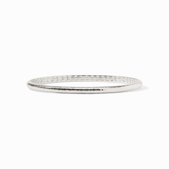 Julie Vos Havana Demi Bangle - Silver/Small