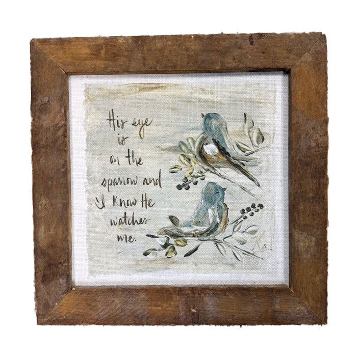 SCM GA His Eye Framed Art - 12" x 12"