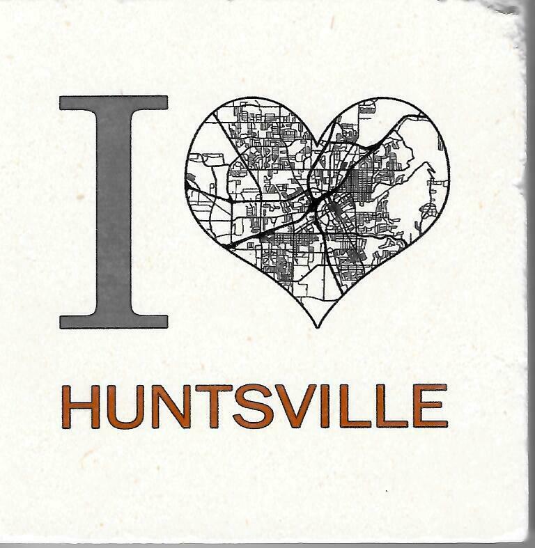 Tipsy Coasters I (Heart) Huntsville Coaster