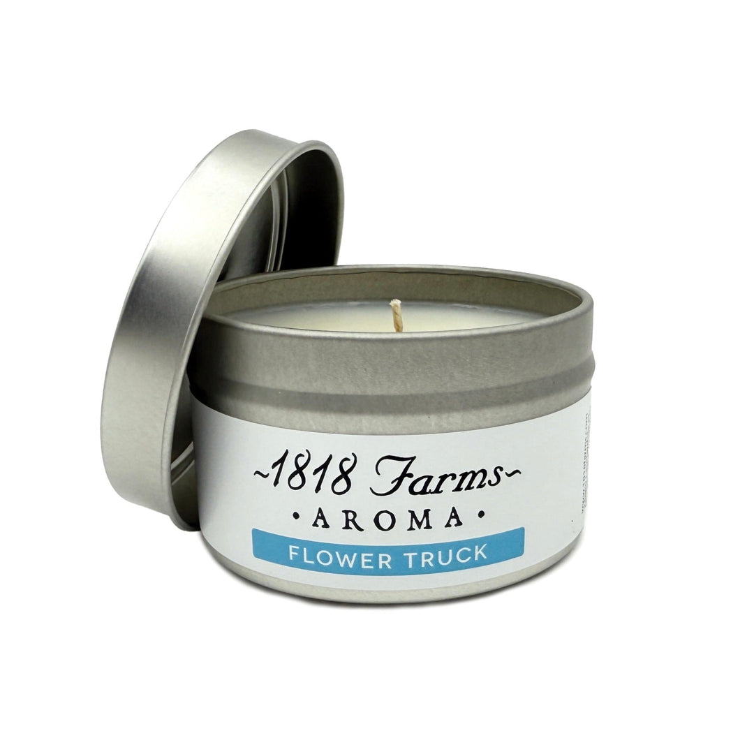 1818 Farms Candle 4.2oz Traveler Tin - Flower Truck