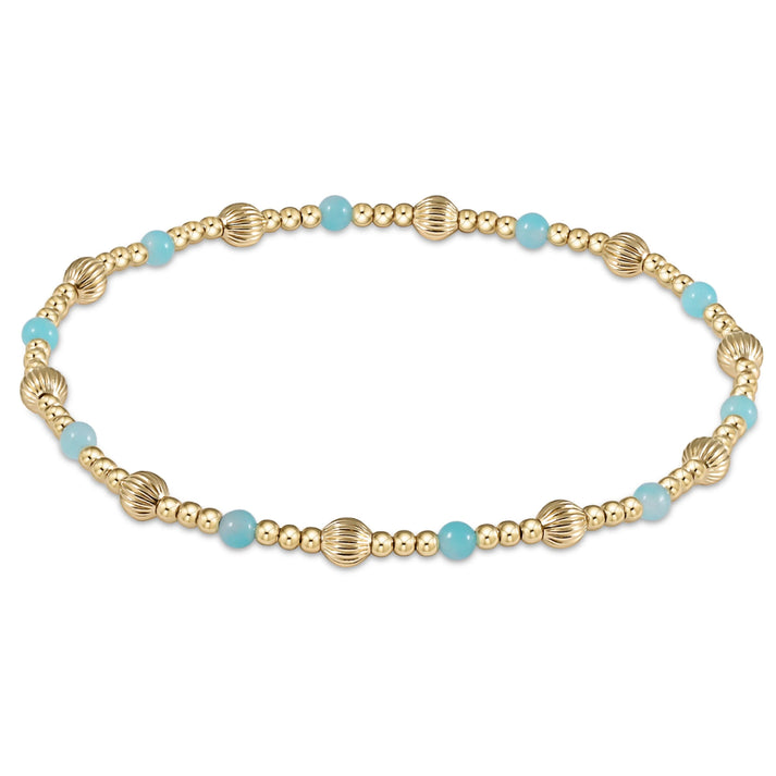 enewton Extends - Dignity Sincerity Pattern 4mm Bead Bracelet - Amazonite