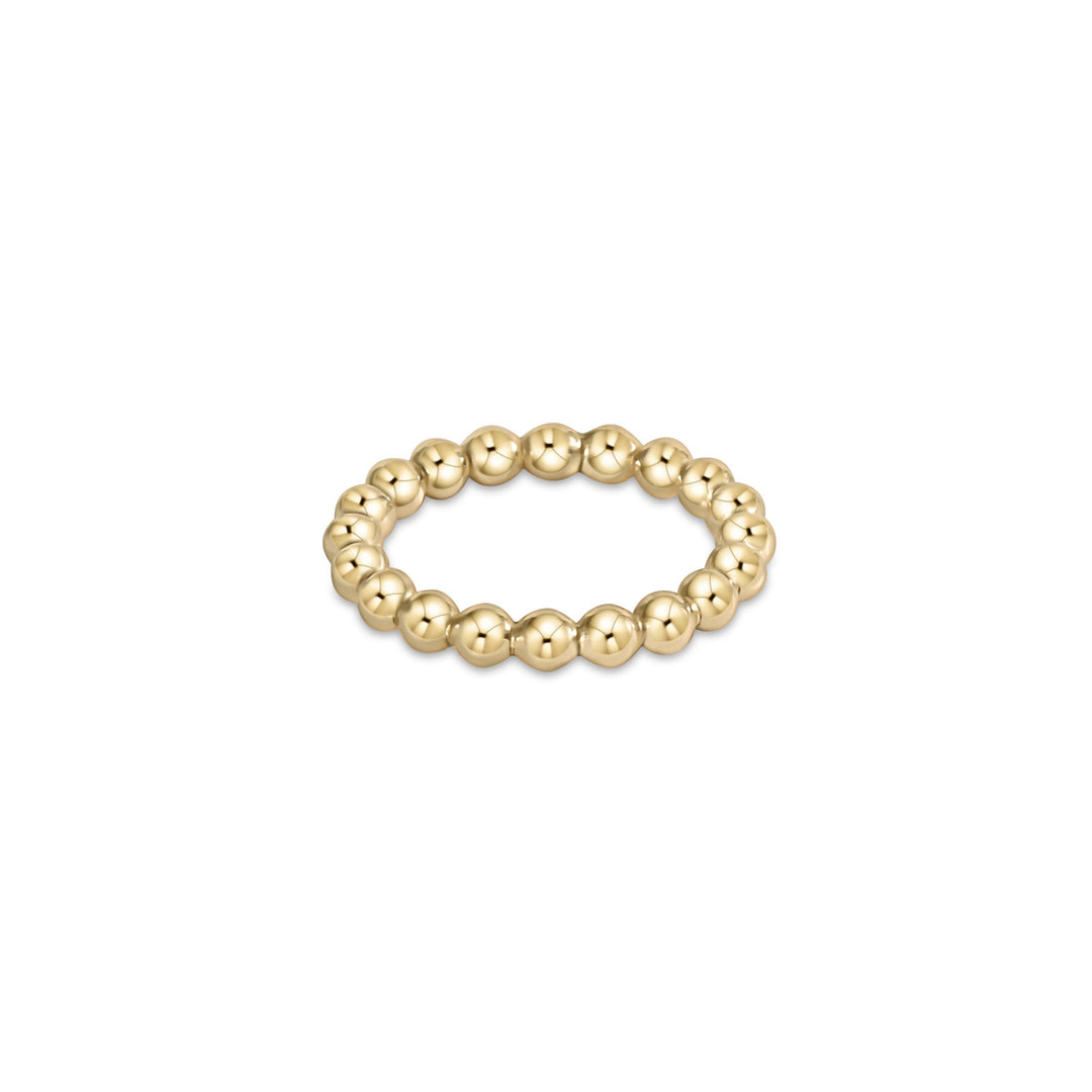 enewton Classic Gold 3mm Bead Ring - Size 6