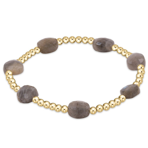 enewton Admire Gold 3mm Bead Bracelet - Labradorite