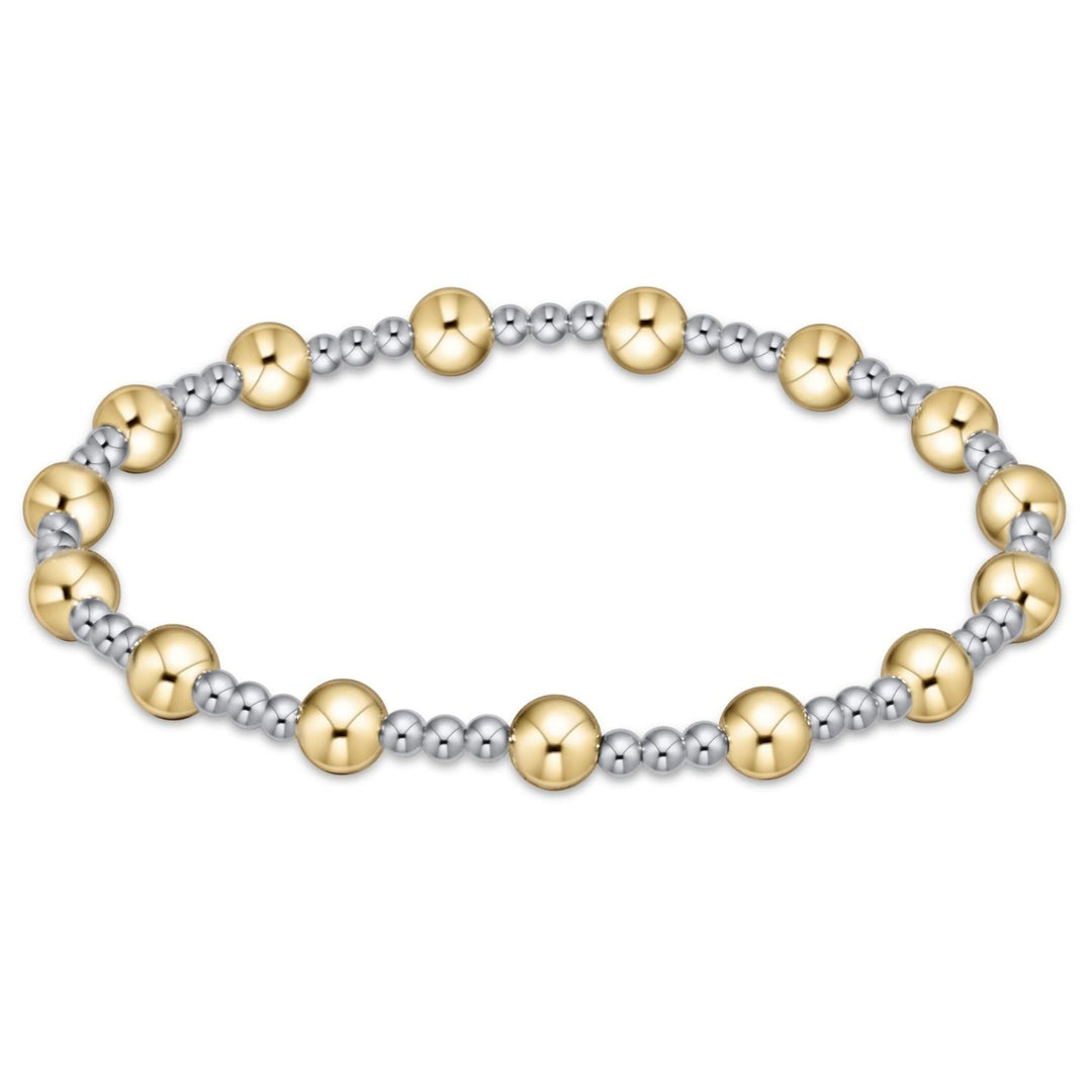 Enewton Extends 3mm Gold Off-White Signature Cross Bracelet