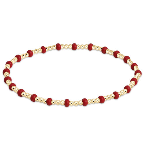 enewton Gameday Hope Gold Sincerity Bracelet - Crimson