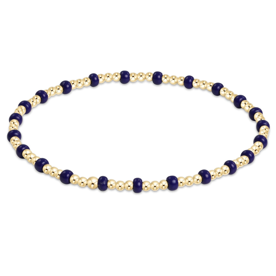 enewton Gameday Hope Gold Sincerity Bracelet - Matte Navy