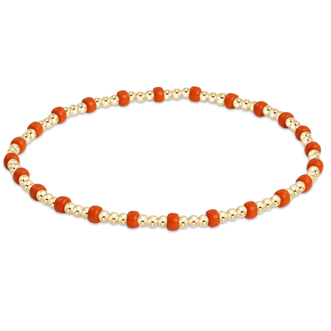 enewton Gameday Hope Gold Sincerity Bracelet - Bright Orange