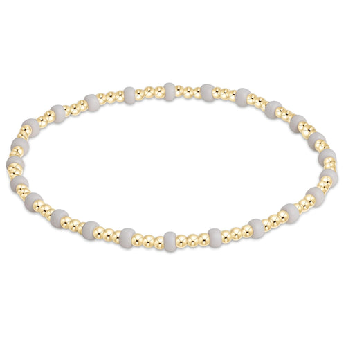 enewton Gameday Hope Gold Sincerity Bracelet - White