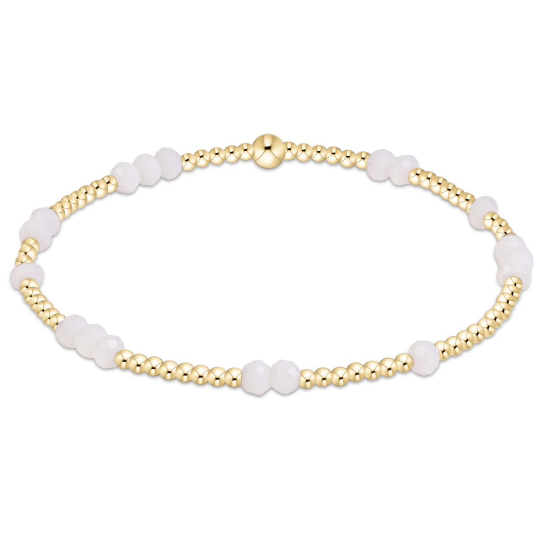enewton Gameday Flirty Hope Unwritten Bracelet - White