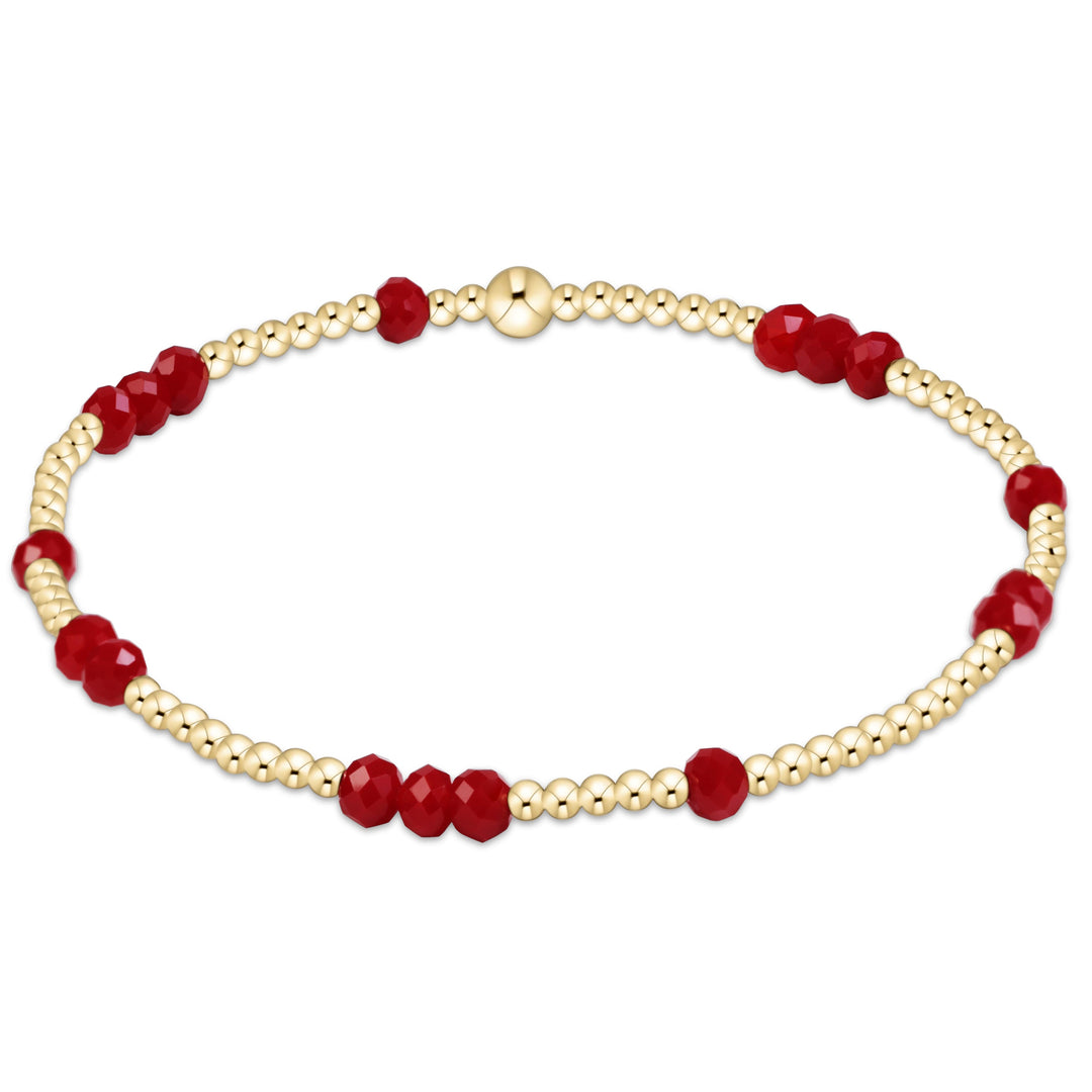 enewton Gameday Flirty Hope Unwritten Bracelet - Crimson