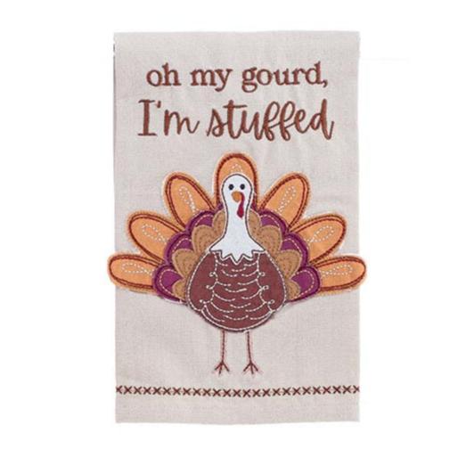 Burton & Burton Tea Towel - Turkey with I'm Stuffed