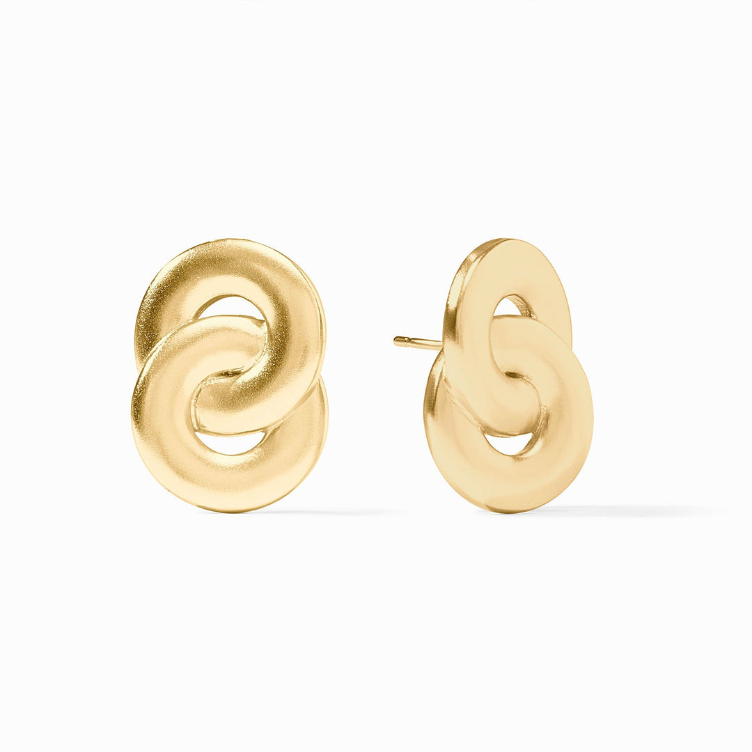 Julie Vos Rainbow Infinity Earrings - Gold/OS
