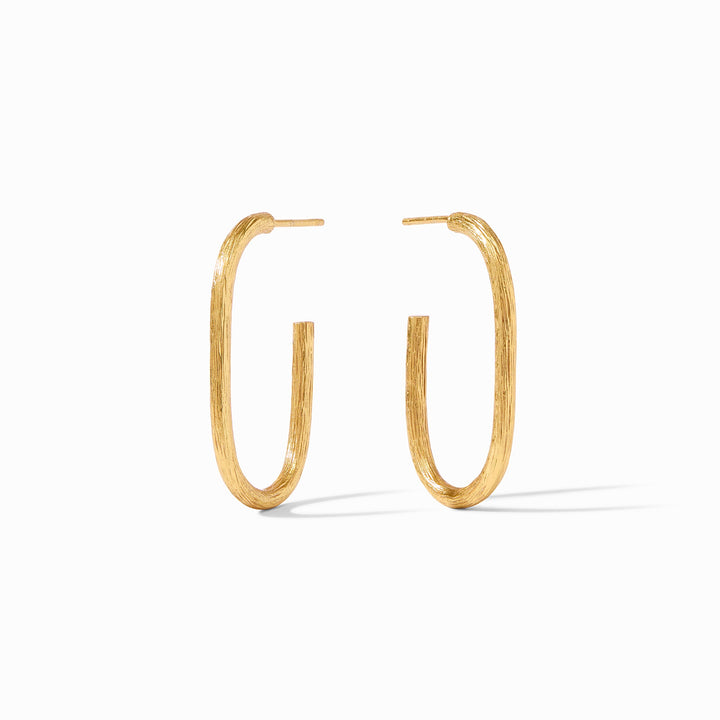 Julie Vos Ivy Hoop Earrings - Gold/Medium