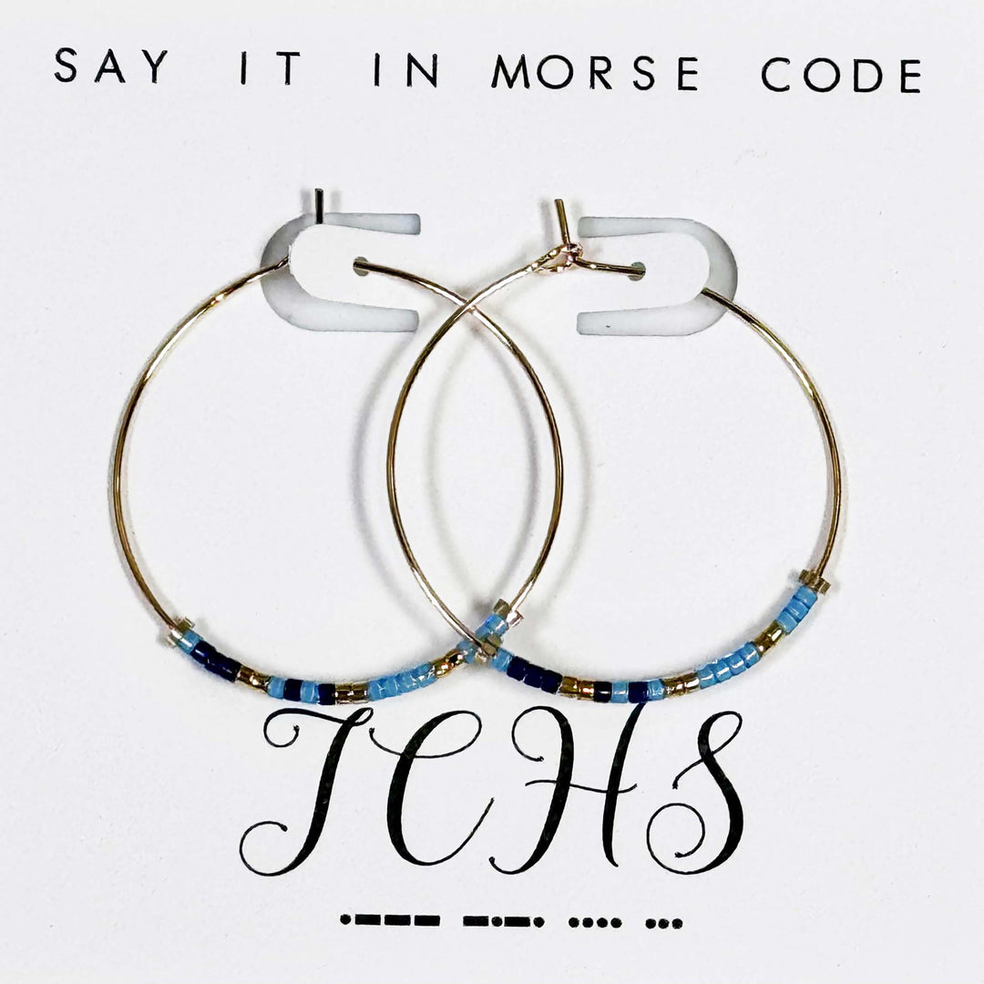 Dot & Dash Morse Code Earrings - JCHS