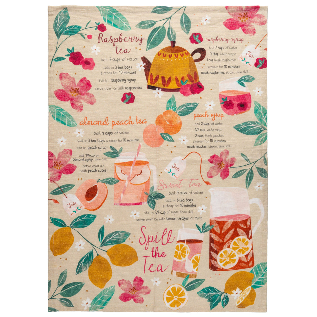 Karma Tasty Tips Tea Towel - Sweet Tea