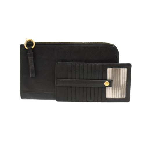 Joy Susan Karina Convertible Wristlet & Wallet - Black
