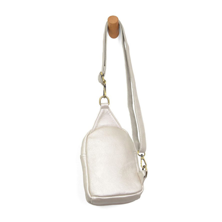 Joy Susan Skyler Sling Bag - Metallic Pearl