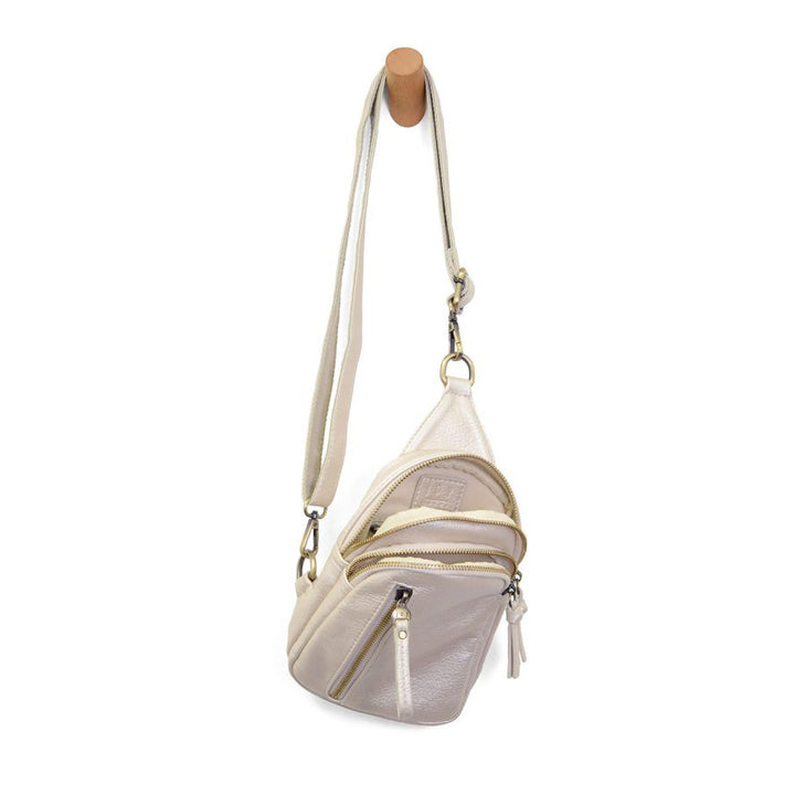 Joy Susan Skyler Sling Bag - Metallic Pearl