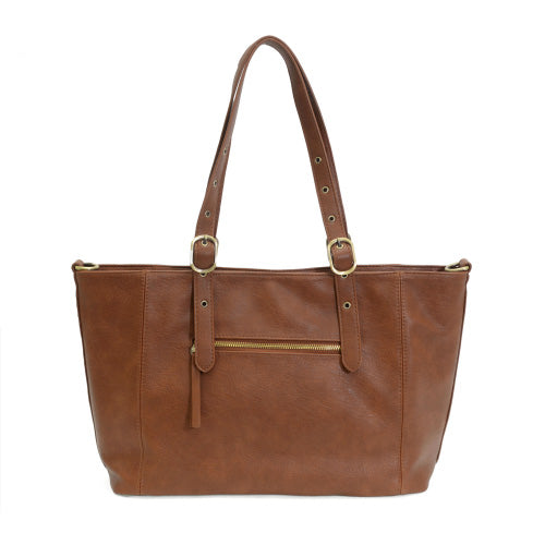Joy Susan Shelby Studded Tote Bag - Saddle