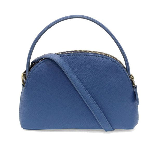 Joy Susan Larissa Double Zip Dome Crossbody - Periwinkle