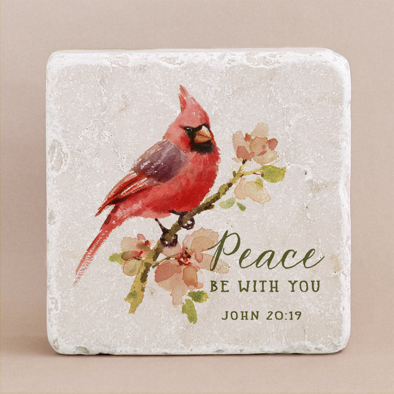 Twelve Stone Art John 20:19 Scripture Stone (2 x 2 x 1")