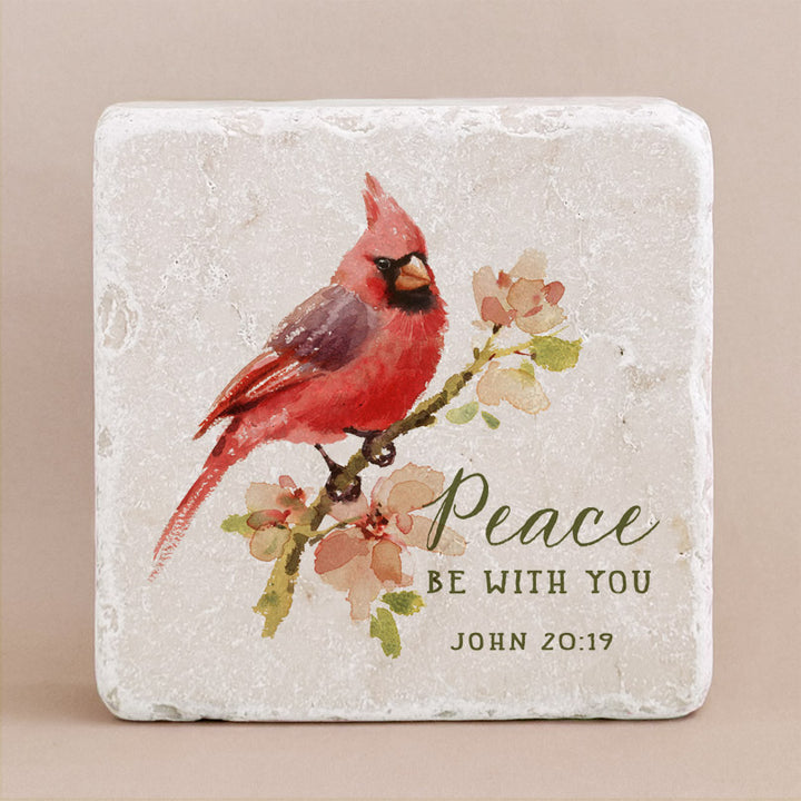 Twelve Stone Art John 20:19 Scripture Stone (2 x 2 x ⅜") Magnetic