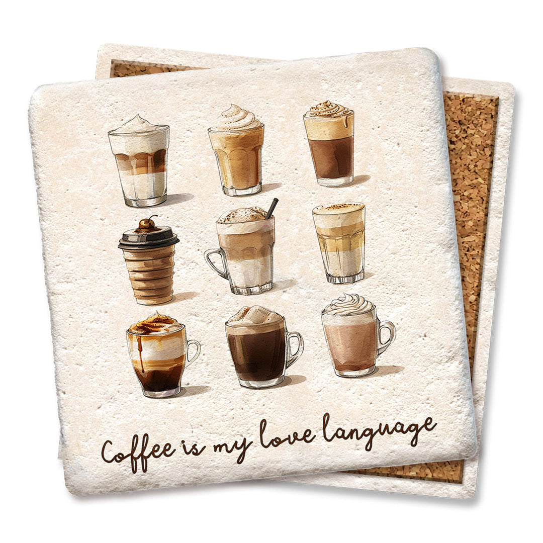Tipsy Coasters Coffee Nine Ways Coaster