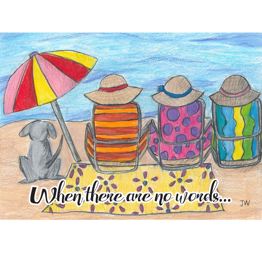 Millie Ann & Me Ladies on the Beach Friendship Card