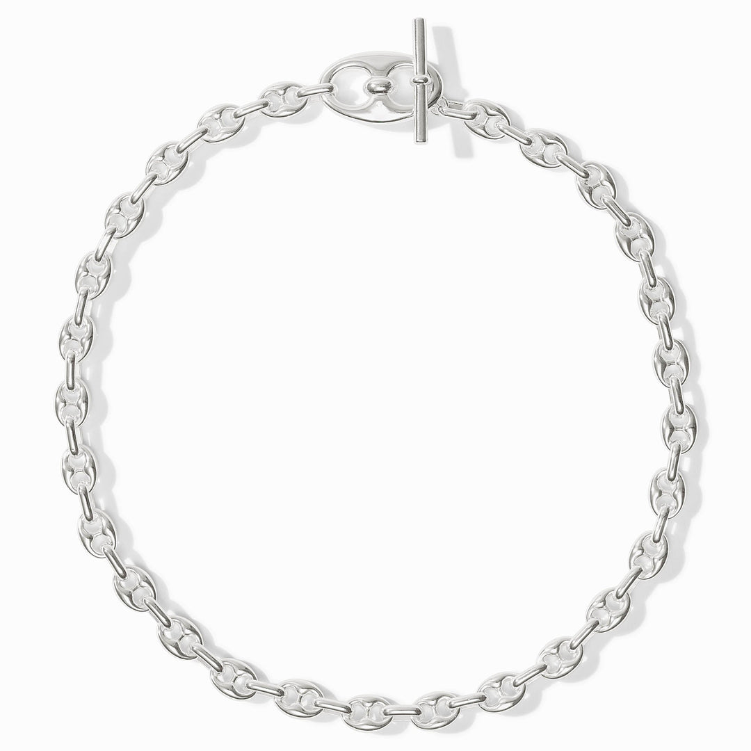 Julie Vos Laguna Demi Link Necklace - Silver/OS